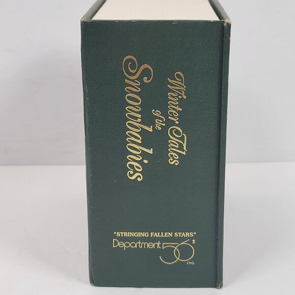 Department 56  Winter Tales Of The Snowbabies "Stringing Fallen Stars" - Picture 3 of 10